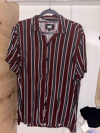 Camisa Resort Shirt Rayas M