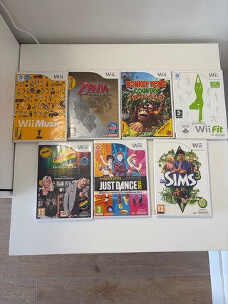 Nintendo Wii Fit con Funda de Transporte y juegos