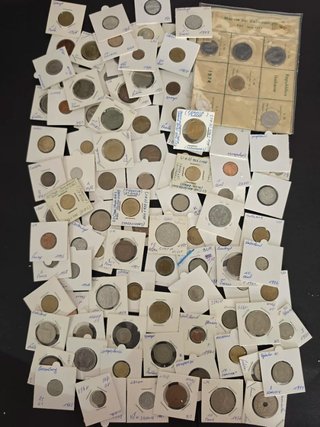 Colección de 100 monedas encapsuladas