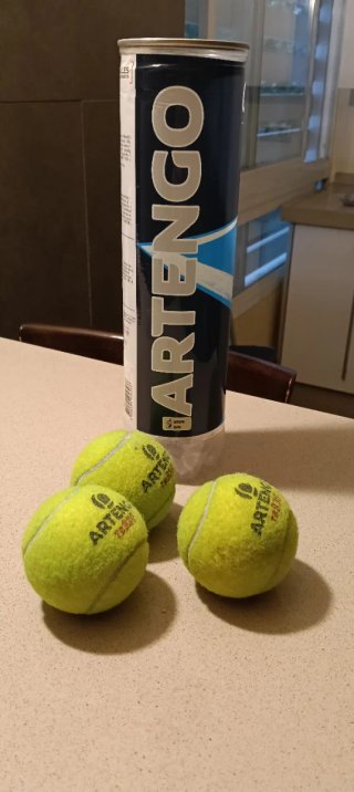 3 Pelotas de Tenis Artengo TB930