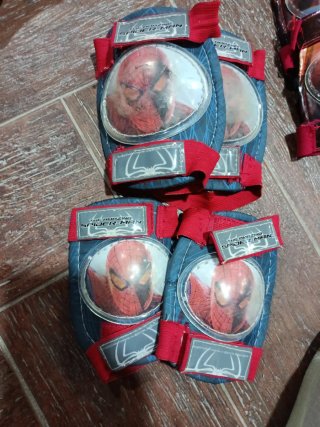 Set de Rodilleras y Coderas Spiderman