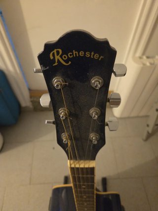 Guitarra Acústica Azul Rochester