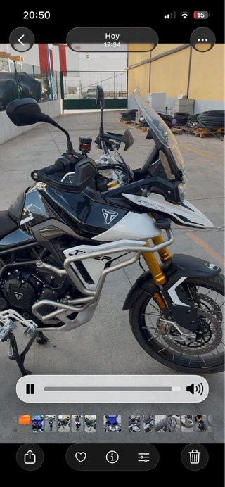 Triumph Tiger 900 Rally Pro Negra/Blanca