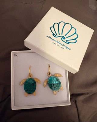 Pendientes Tortuga Lamardebonitojoyas