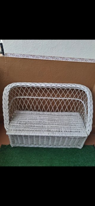 Sofá Mimbre Beig Antiguo Junior 92cm
