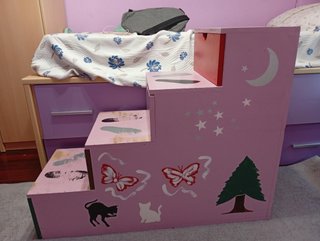 Mueble Escalera para Cama Nido