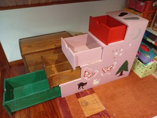 Mueble Escalera para Cama Nido