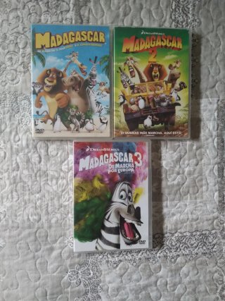 Oferta Pack Saga  Completa.Madagascar 3 dvds.