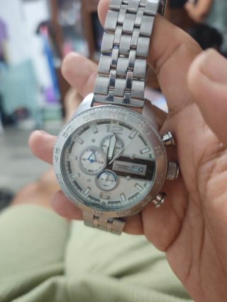 Reloj Fossil de Acero Plateado