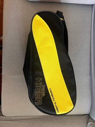 Paletero Padel Higer Carbon Turbo Negro/Amarillo