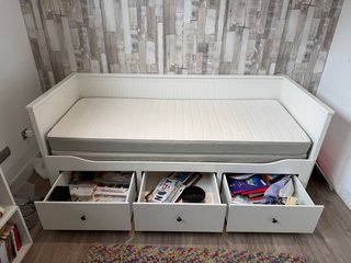 Cama nido Ikea Hemnes blanca