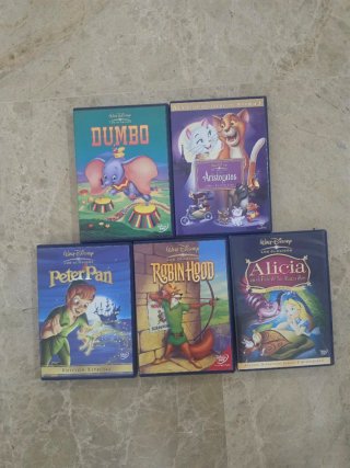 5 Películas Walt Disney en DVD
