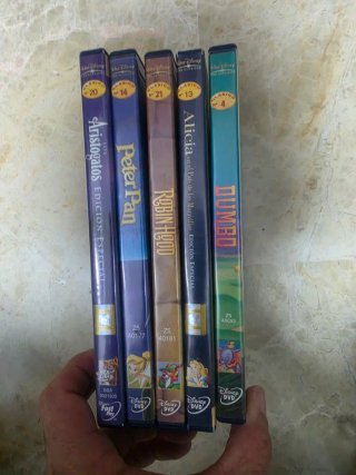 5 Películas Walt Disney en DVD