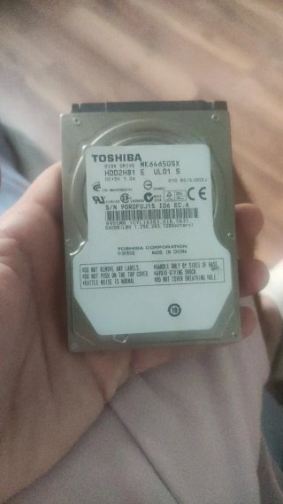 Disco Duro Toshiba MK6465GSX 640GB