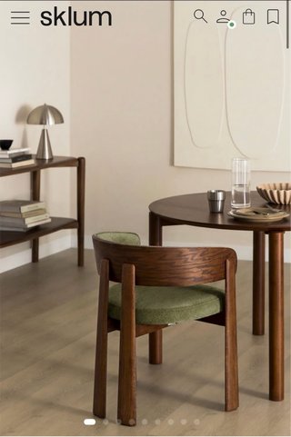 Silla de Comedor Sklum con Reposabrazos