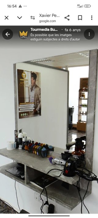 Sofá de peluquería Tourmedia