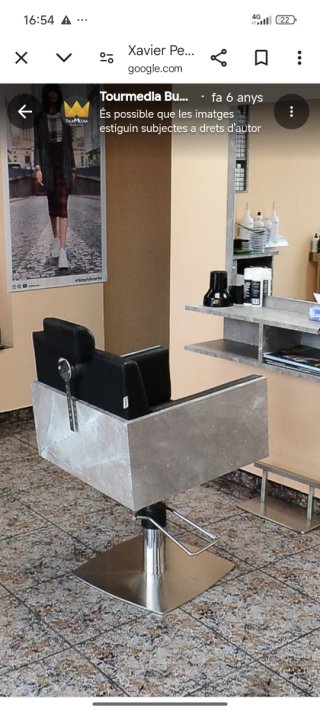 Sofá de peluquería Tourmedia