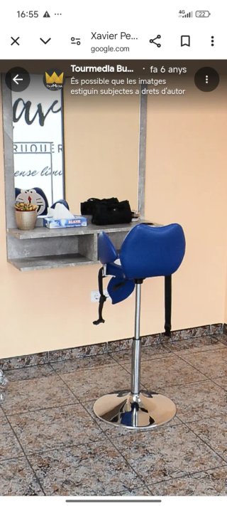 Sofá de peluquería Tourmedia