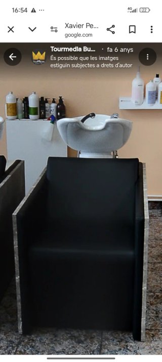 Sofá de peluquería Tourmedia