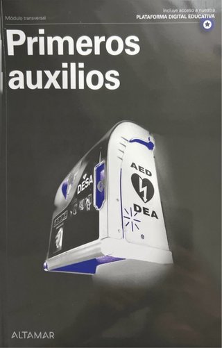 Libro Primeros Auxilios Altamar