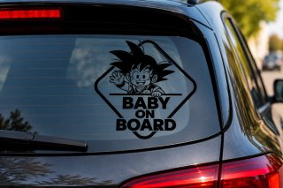 Pegatina Baby on Board Goku
