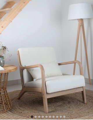 Sillón y Alfombra de Yute
