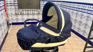 Bebecar Carricoche Completo Azul/Crema