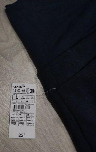 Pantalón premamá azul marino Talla L
