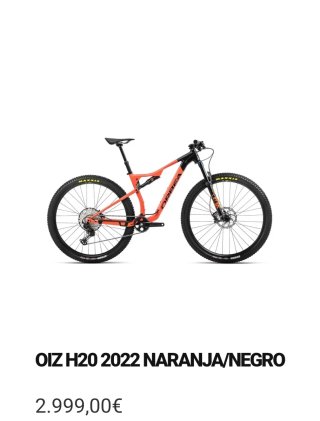 29" Bicicleta de montaña doble suspensión Orbea