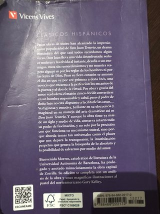Don Juan Tenorio, ESO. Auxiliar