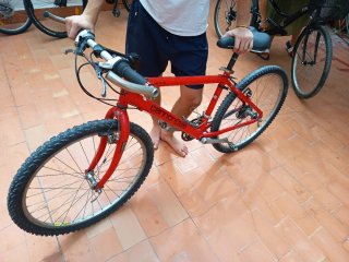 Bicicleta de Montaña Cannondale Vintage Roja