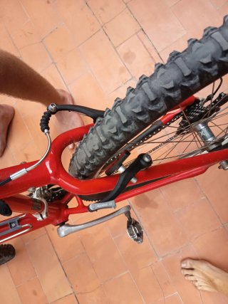 Bicicleta de Montaña Cannondale Vintage Roja