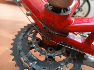 Bicicleta de Montaña Cannondale Vintage Roja