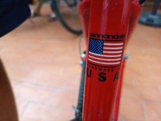 Bicicleta de Montaña Cannondale Vintage Roja