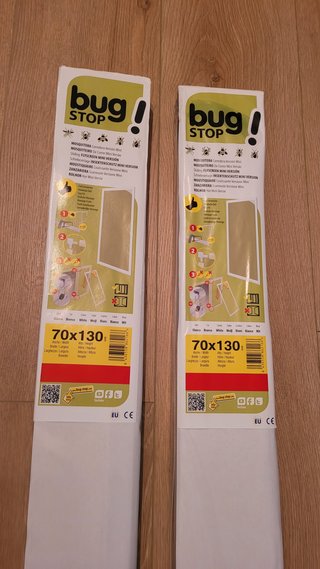 2 Mosquiteras NUEVAS Bug Stop 70x130 cm