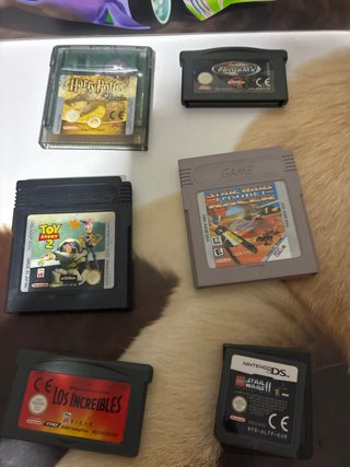 Lote de 6 Juegos para Game Boy y Nintendo DS