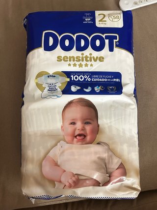 Pañales Dodot Sensitive Talla 2 (4-8 kg)