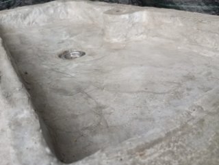 Lavabo rústico cemento 96x42x10cm