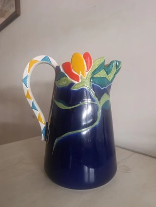 Jarra Galos 1998 Flor Azul