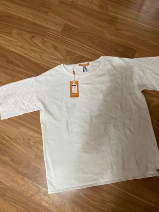 Camiseta Boss Blanca Mujer Talla M