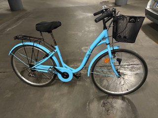 Bicicleta Urbana de Paseo Azul