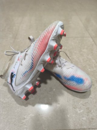 Botas de fútbol Puma niño blancas