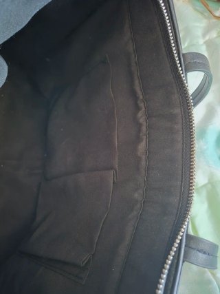 Bolso Shopper Negro con Compartimento Portátil
