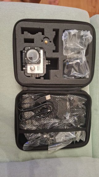 Cámara deportiva tipo GoPro HD 1080P