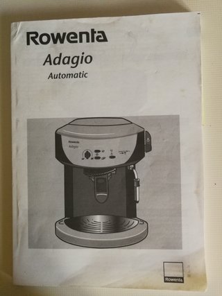 Cafetera Espresso Rowenta Adagio