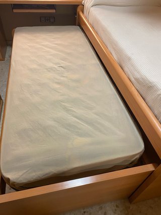 Cama nido con cajones y altillo