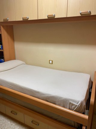 Cama nido con cajones y altillo