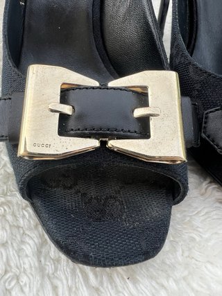 Zapatos de Salón Gucci Negro Talla 39