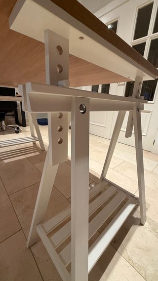 Escritorio Madera con Caballetes
