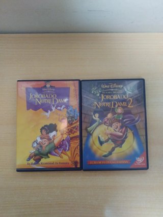 Oferta 2 DVDs Disney.El Jorobado de Notre Dame 1y2